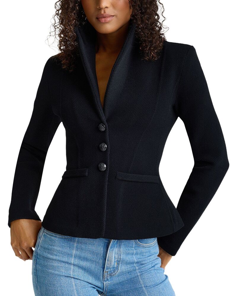 セントジョン レディース アウター ジャケット・ブルゾン ニット St. John Marie Fit Venezia Knit Jacket Black ブラック｜ReVida 店