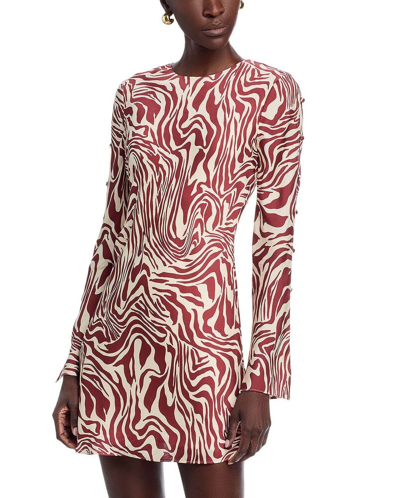 タニアテイラー レディース トップス 衣装 Tanya Taylor Demi Dress Redwood/creamulti 皮膚軟化剤