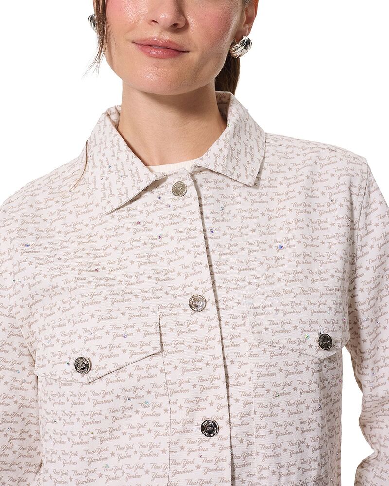 テレズ レディース アウター ジャケット・ブルゾン Terez Twill Rhinestone Jacket NEW YORK YANKEESUGAR SWIZZLE|ReVida 店