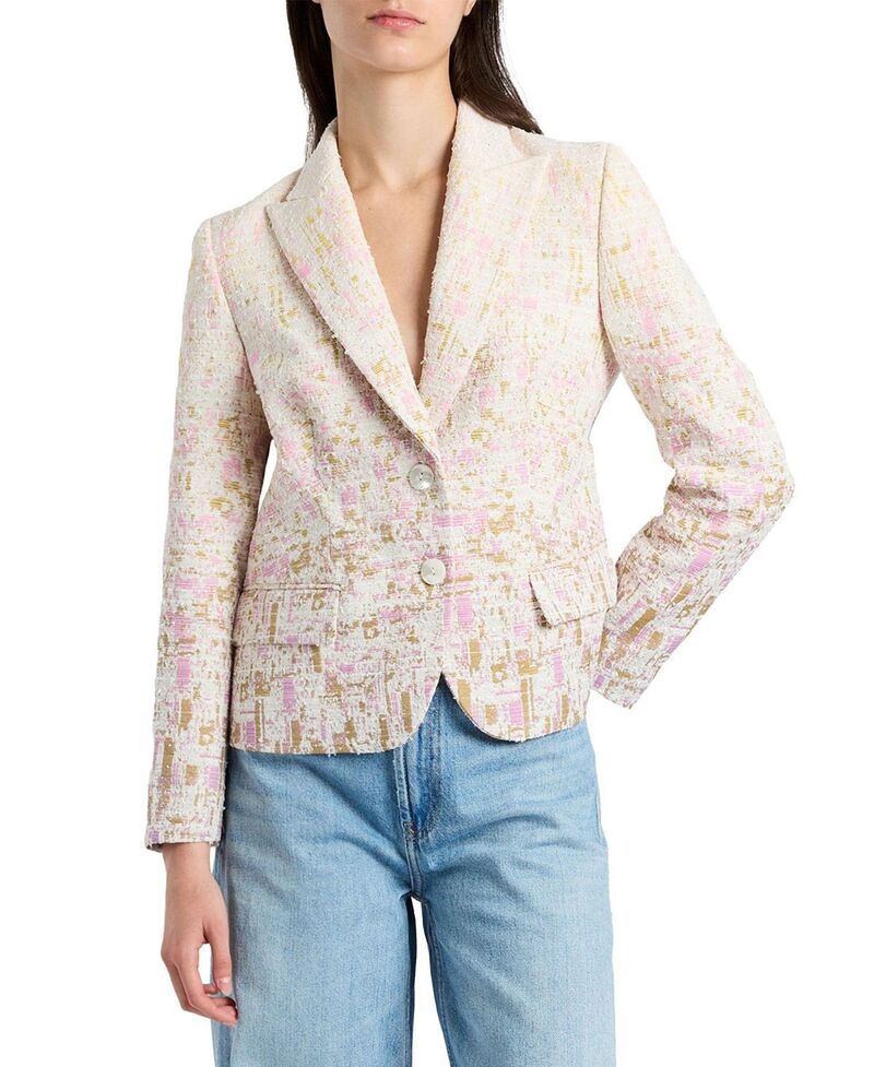 サントレッリ レディース アウター 上衣・上衣 Santorelli Jodie Jacket インチ Ombre Jacquard Pearl パール