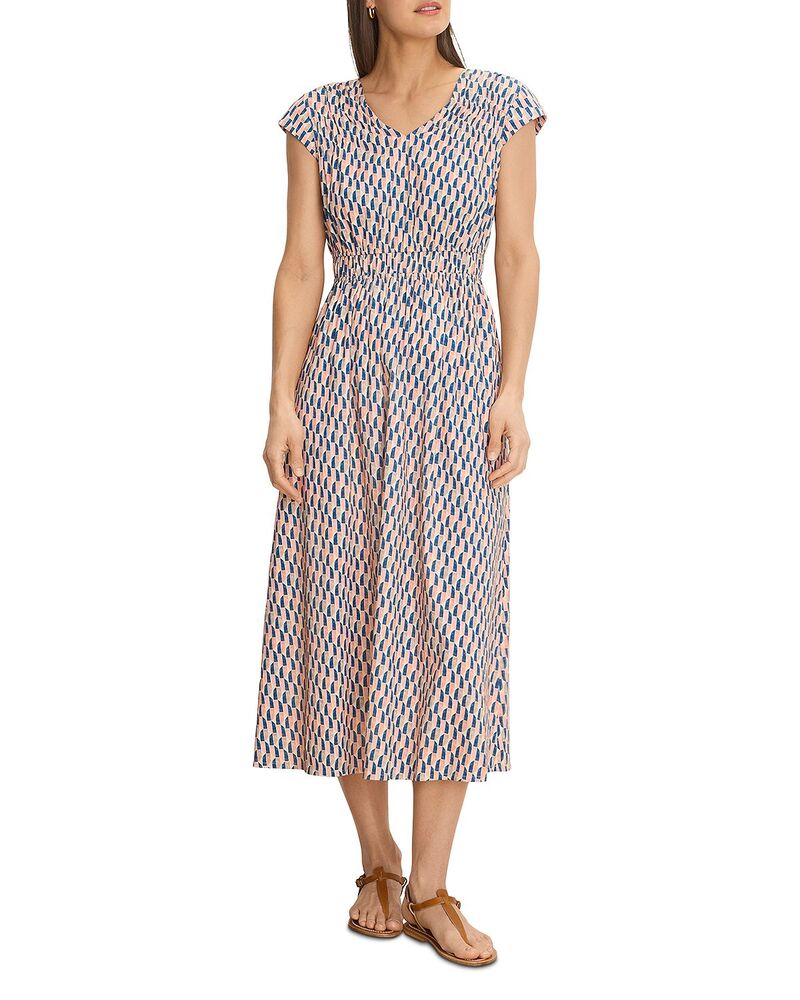 ニックプラスゾーイ レディース トップス 衣装 旗がしら NIC+ZOE Dierdre Cap Sleeve Dress Pink Multi サクラ色