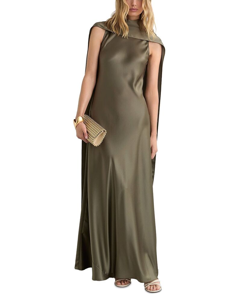 レイス レディース トップス 衣装 マキシ REISS Fae Maxi Dress Khaki Green 緑であること