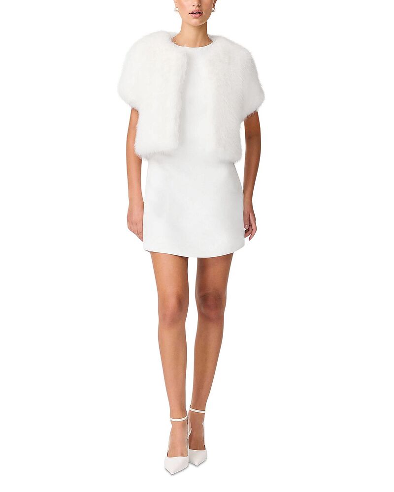 エリアット レディース アウター 上衣・上衣 Elliatt Lucyna Faux Fur Bolero Jacket White 白いこと
