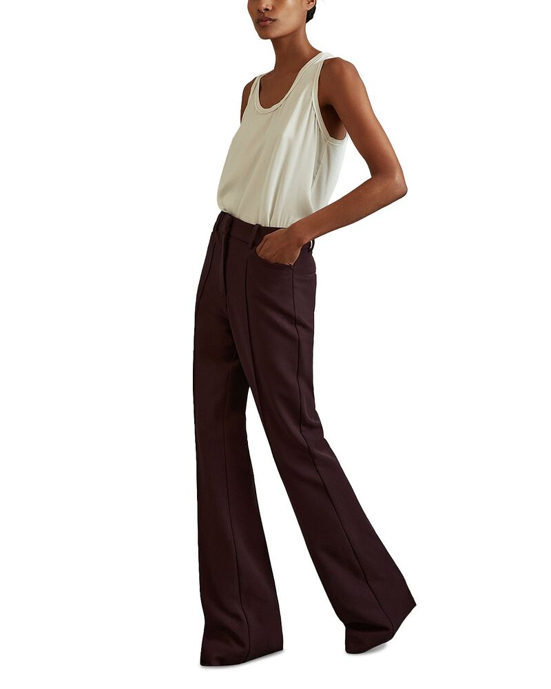 レイス レディース ボトムス 心地よいズボン下 プチ REISS Petites Gabi Trousers Berry
