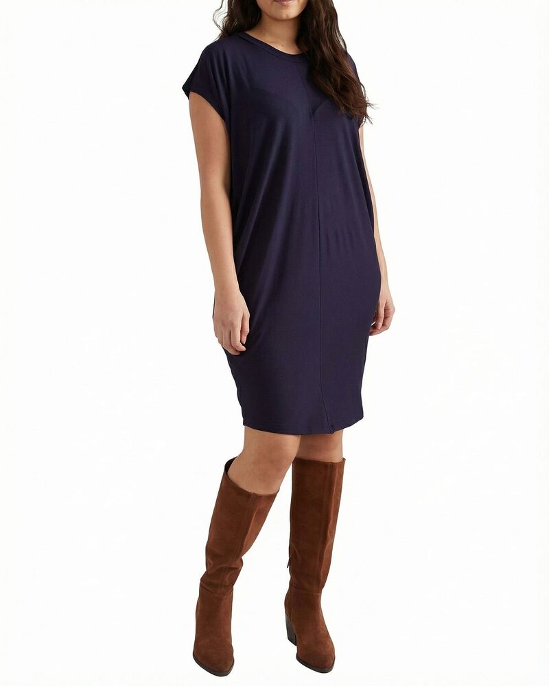 ユニバーサル 標準尺度 レディース トップス 衣装 足し加える大きさ プルオーバー Universal Standard Plusize Liquid Jersey Carrera Dress Midnight