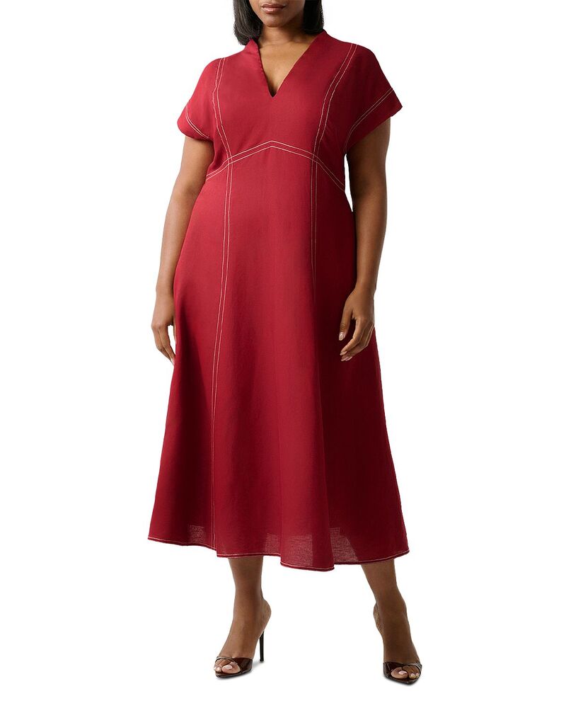 エステルプラス レディース トップス ワンピース エンパイア Estelle Plus Arden Empire Waist Dress Raspberry｜ReVida 店