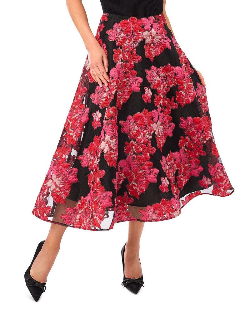 テッドベーカー レディース 下つ方スコート 御花柄 MIDI 御花 Ted Baker Fiona Floral Brocade Midi Skirt Legacy Pink サクラ色