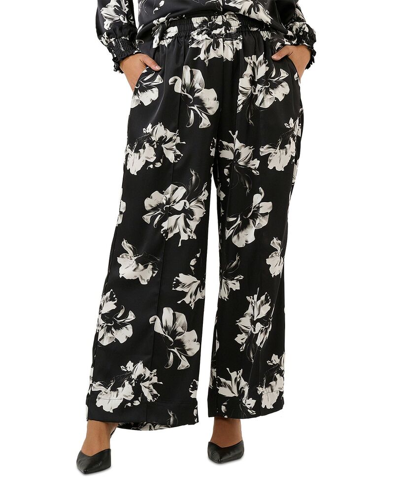 エステル足し加える レディース ボトムス 心地よいズボン下 Estelle Plus Gilda Pants Black/Milk 黒いこと