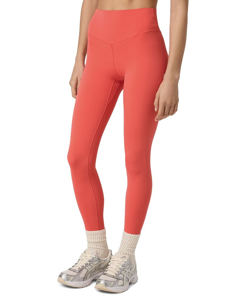 ビュオーリ レディース ボトムス 心地よいズボン下 レギンス Vuori All The Form 7/8 Leggings Bright Coral コーラル