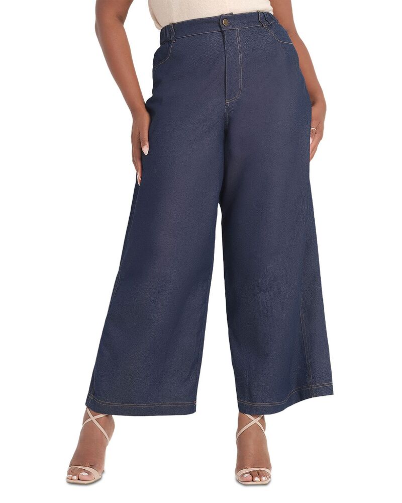 エステルプラス レディース ボトムス デニムパンツ ワイドレッグ ジーンズ Estelle Plus Dakota Wide Leg Jeans indigo Noir Indigo Noir インディゴ|ReVida 店