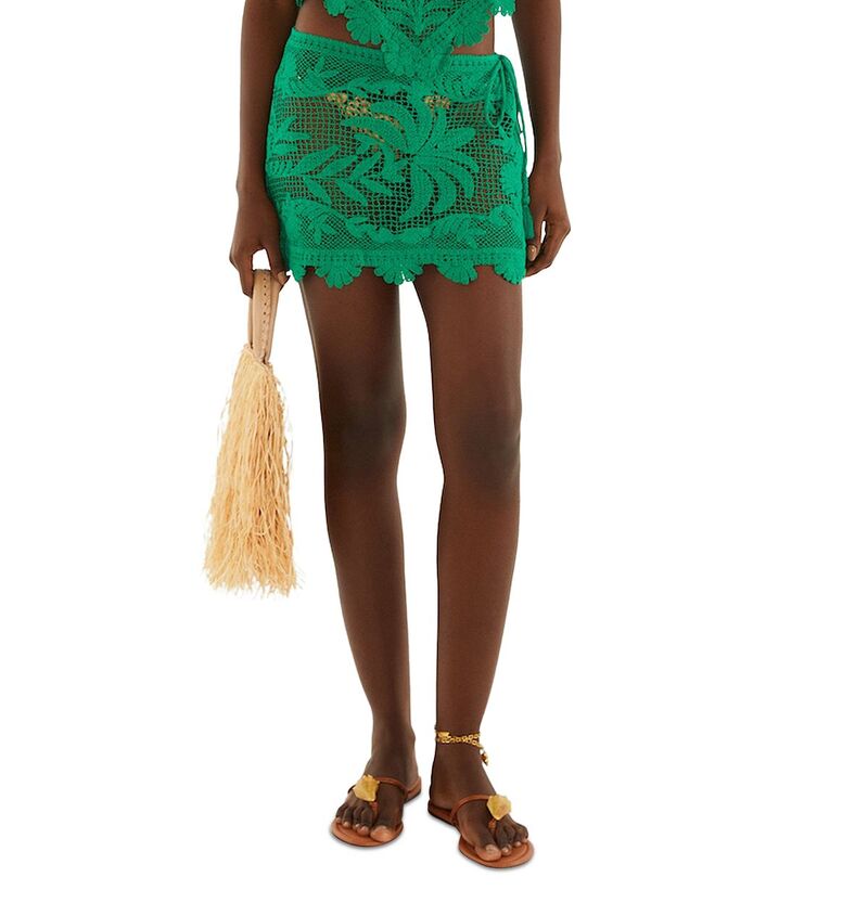 耕園 レディース 下つ方スコート ミニ FARM Rio Tie Side Mini Skirt Swim Cover-Up Martina Tapestry