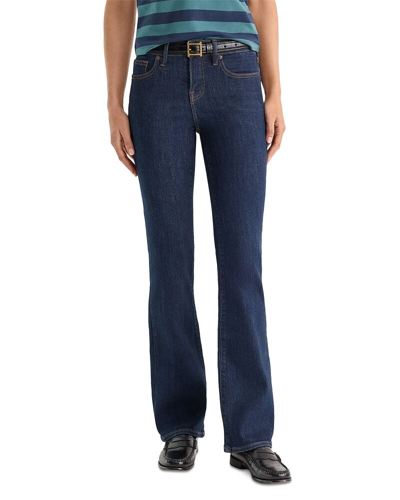 好ましいアメリカン レディース ボトムス ジーンズズボン下 ブーツとり捨てる ローライズ ブーツ デニム Good American Good Low Rise Bootcut Jeans indigo 1231 Indigo1231 インディゴ