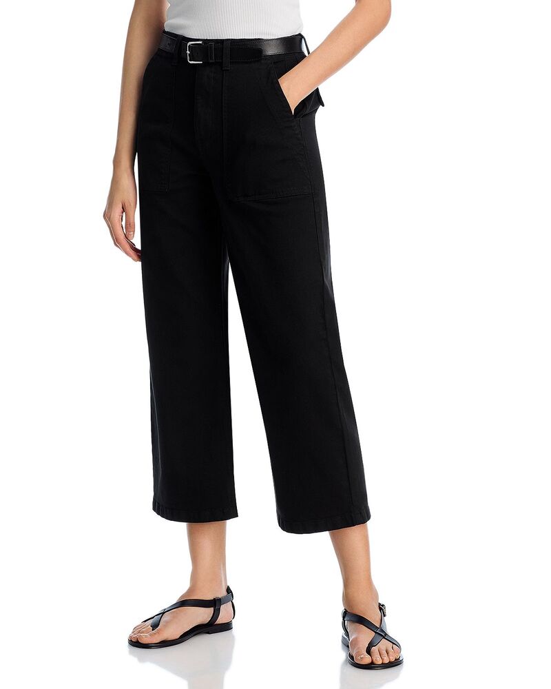 ピストーラ レディース ボトムス 心地よいズボン下 クロップド Pistola Sophia Cropped Utility Pants Black 黒いこと
