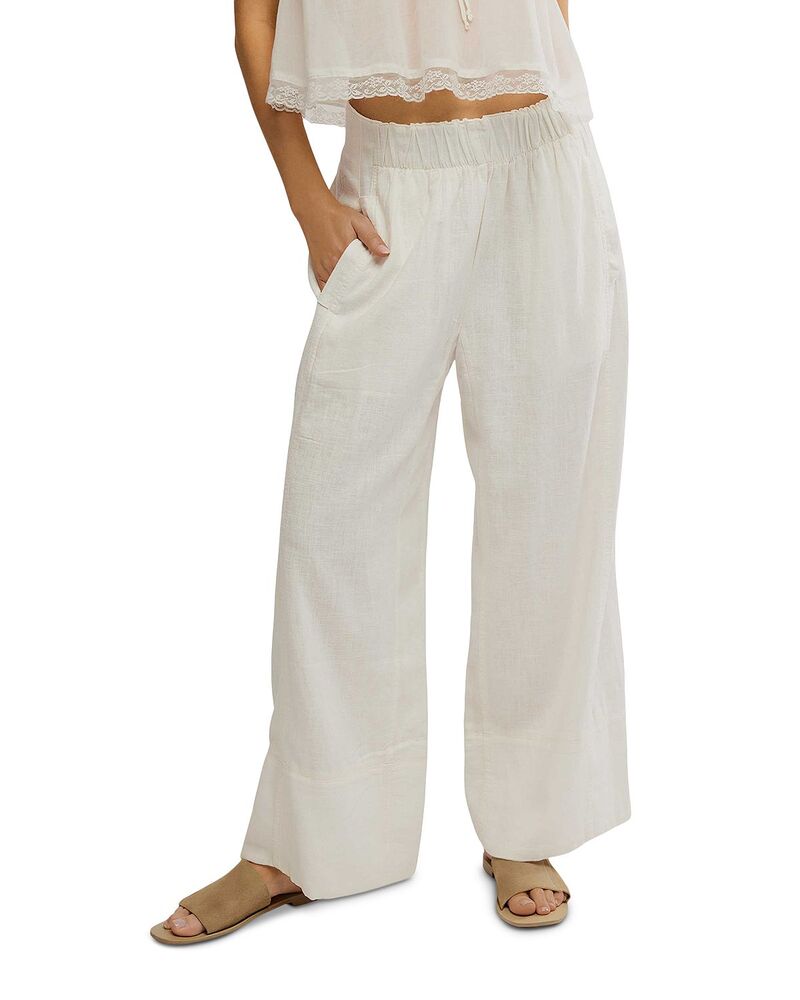 フリーピープル レディース ボトムス カジュアルパンツ Free People Days End Pull On Pants Clean Ivory アイボリー｜ReVida 店