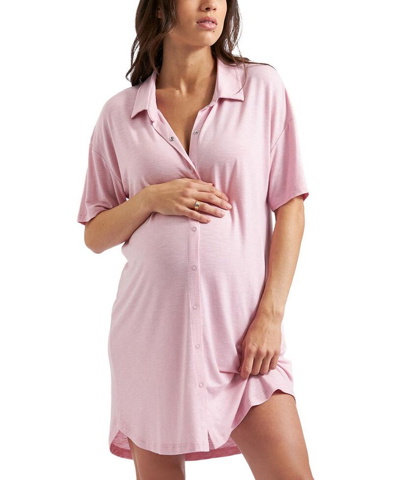 ライプマタニティ レディース トップス プルオーバー Ripe Maternity Dreamy Night Shirt Pink サクラ色