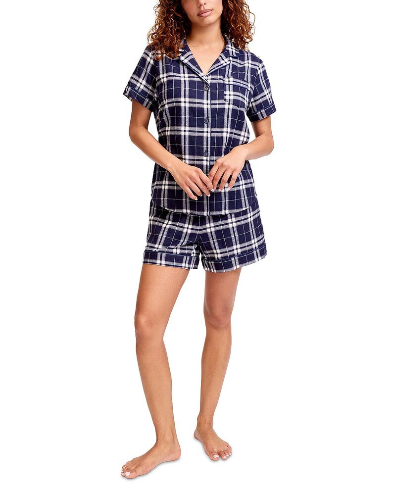 プティットプリュム レディース アウター パーカー・スウェット オックスフォード Petite Plume Oxford Tartan Pajama Set Navy 米国海軍