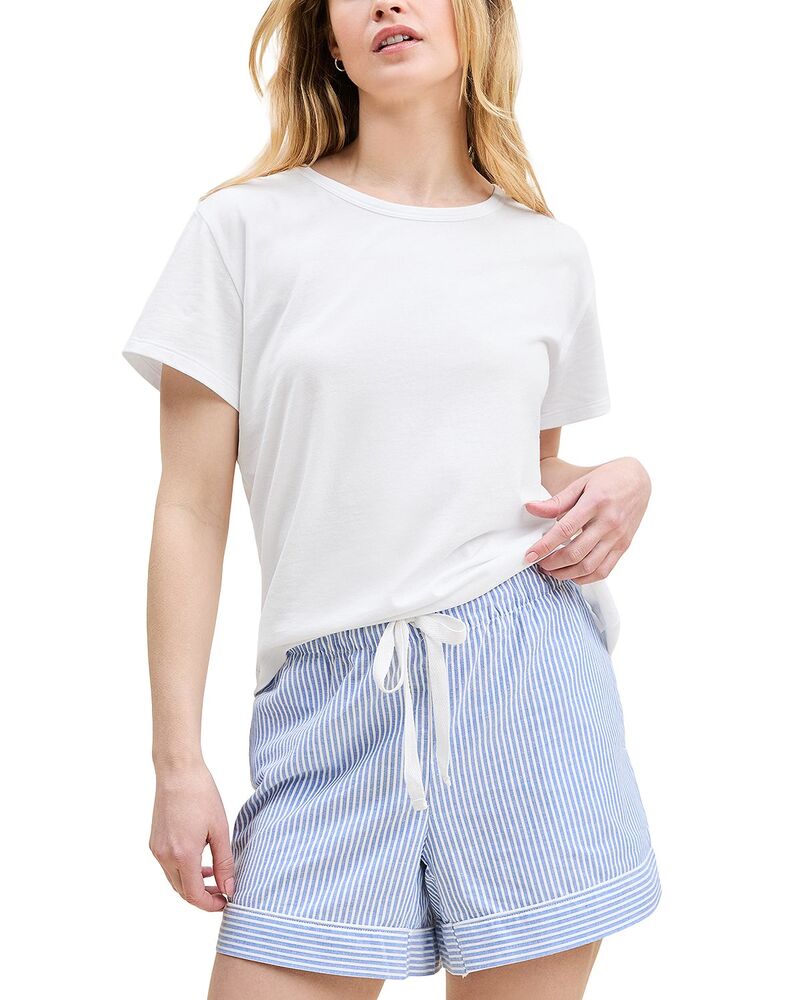 プティットプリュム レディース アウター パーカー・スウェット 労働者の一団のど首 プルオーバー Petite Plume Crewneck Pajama T Shirt White 白いこと