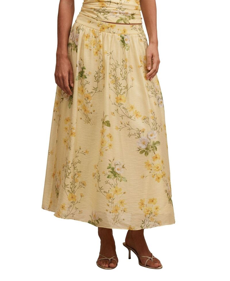 エバーニュー レディース ボトムスカート プリーツ Ever New Palmer Pleated Skirt Saffia Ditsy Co-Ord｜ReVida 店