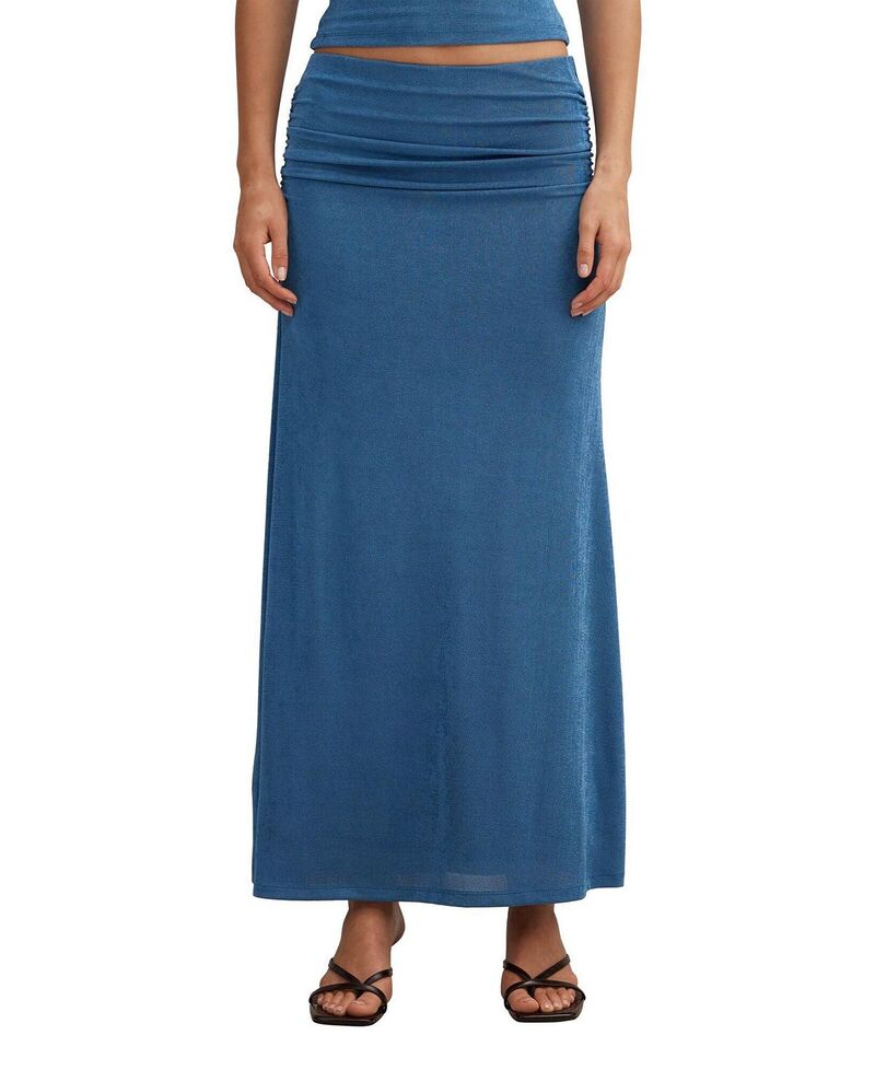 エバーニュー レディース 下つ方スコート マキシ Ever Newomen\u0027s Arabella Flute Maxi Skirt Palace Blue Co-Ord 青色