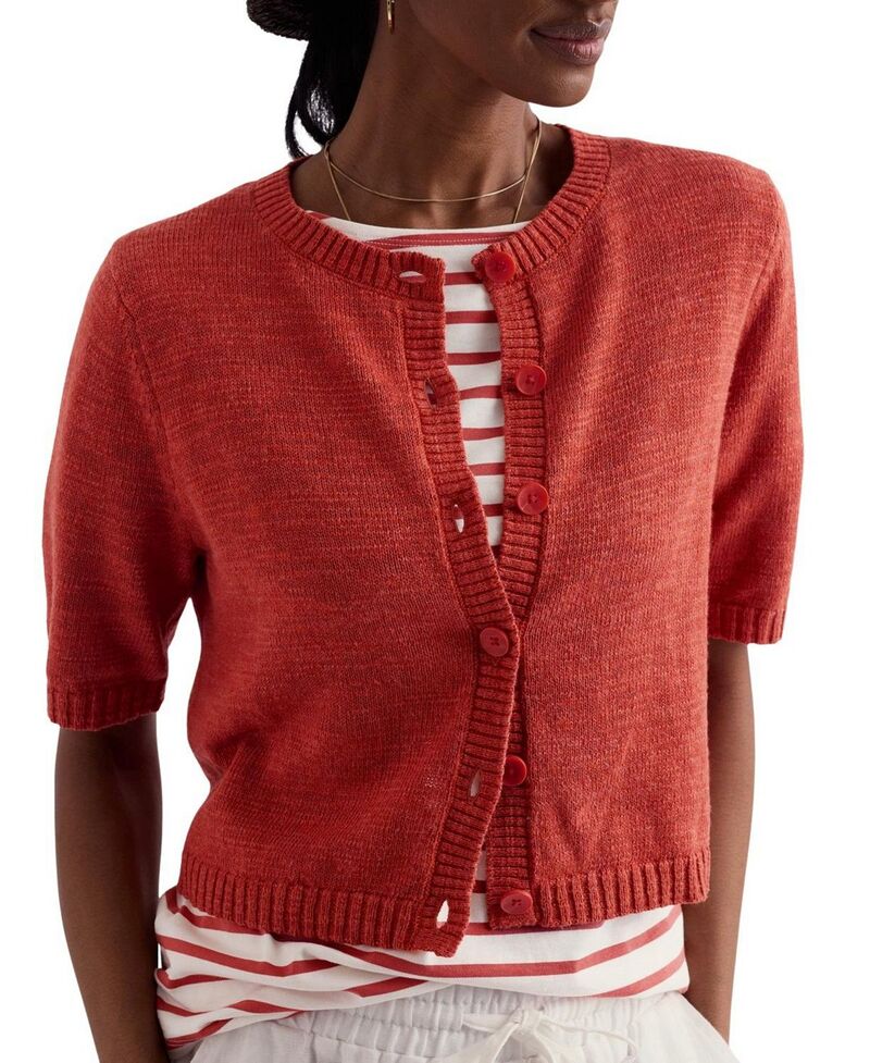 シーソルトコーンウォール レディース アウター ジレー Seasalt Cornwall Wild Thyme Cardigan Carnelian