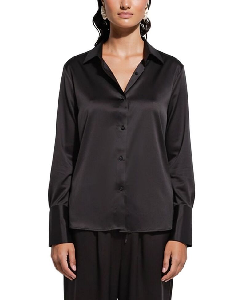 ギニア レディース トップス シャツ GINIA Isla Shirt Black ブラック｜ReVida 店