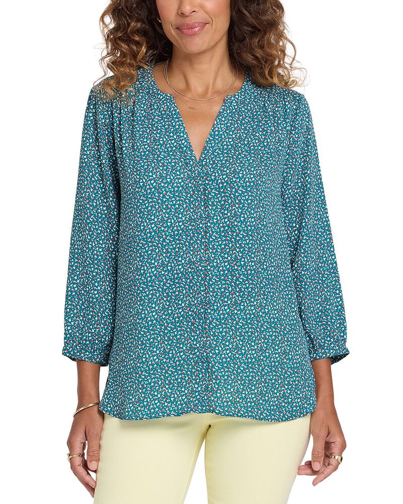 エヌワイディージェイ レディース トップス プルオーバー トップ NYDJ Pintuck Blouse Darcy Dits