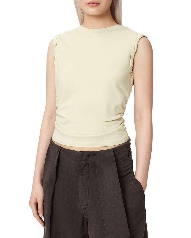オールセインツ レディース トップス 貯蔵タンクいの一番 ALLSAINTS Westank Top Haze Green 緑であること