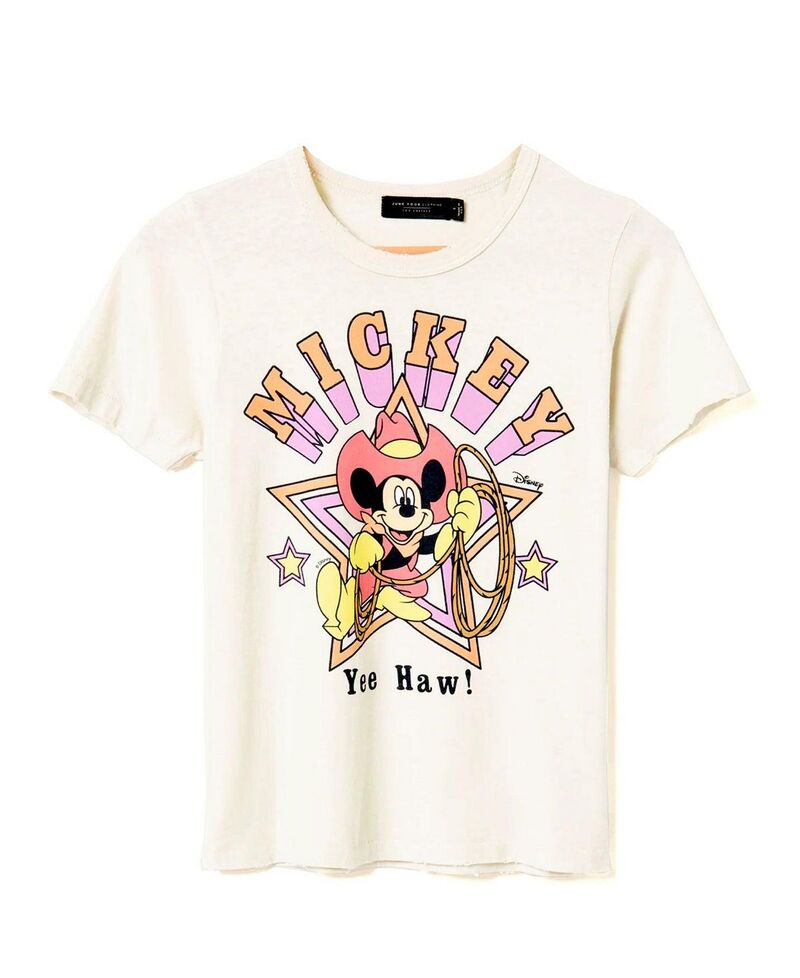 ジャンクフードクロージング レディース トップス Tシャツ Junk Food Clothing Women's Mickey Rodeoriginal Tee Birch｜ReVida 店 14,686円