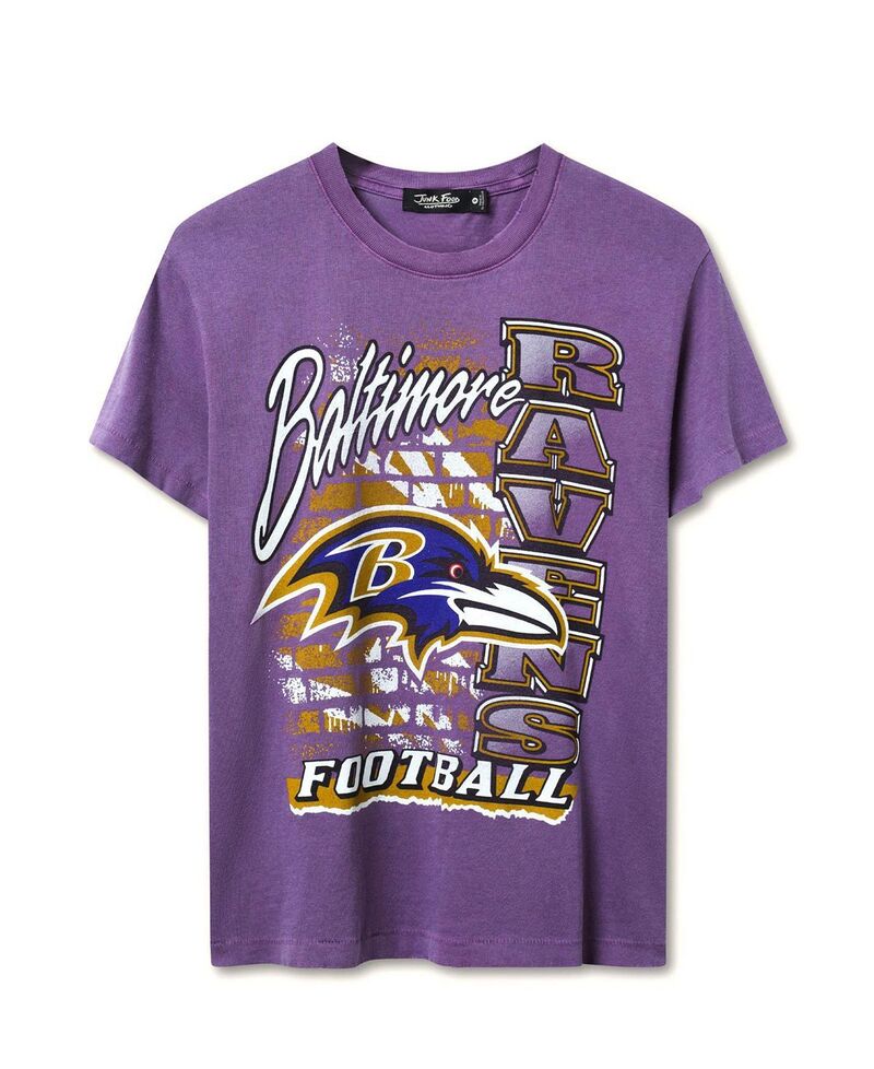ジャンクフードクロージング レディース トップス Tシャツ ヴィンテージ Junk Food Clothing Women's NFL Baltimore Ravens Brick Vintage Tee Purple パープル｜ReVida 店
