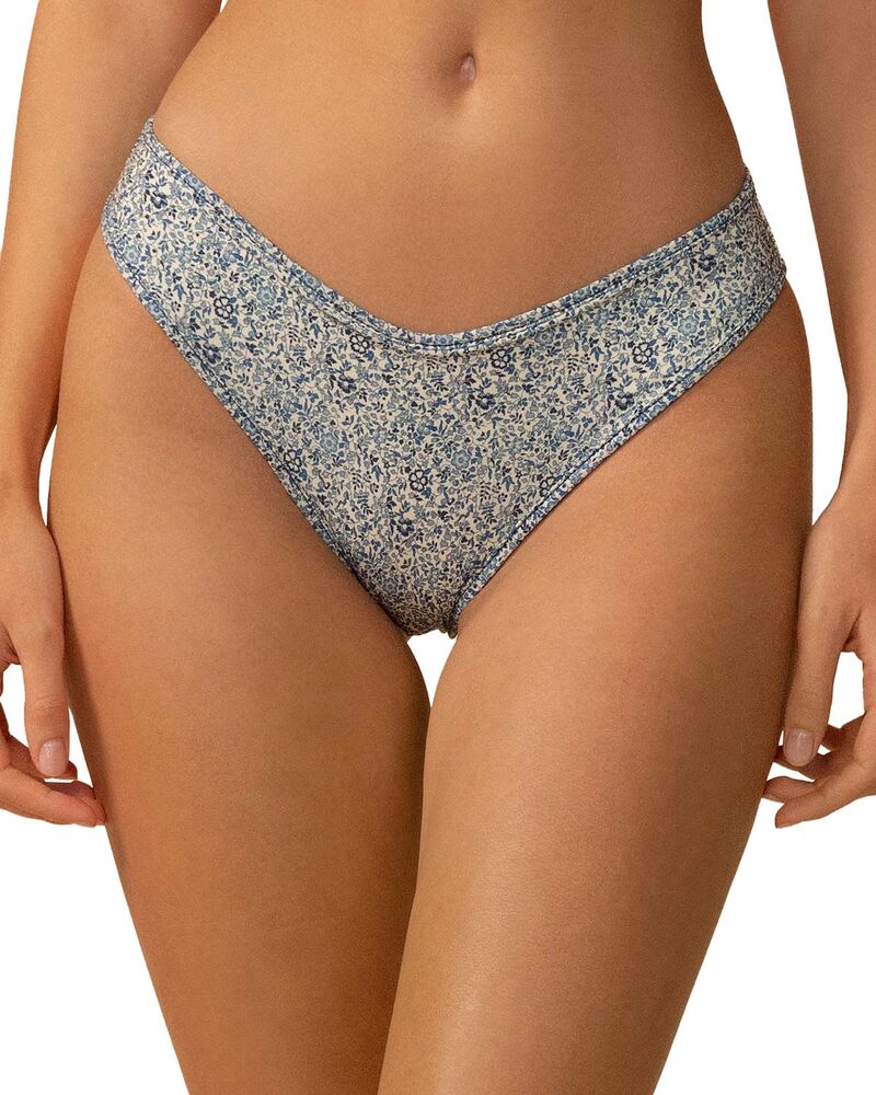 モンシー レディース 水泳着 ボトムスのみ Montce Lulu Bikini Bottom Blue Petite Fleur 青色