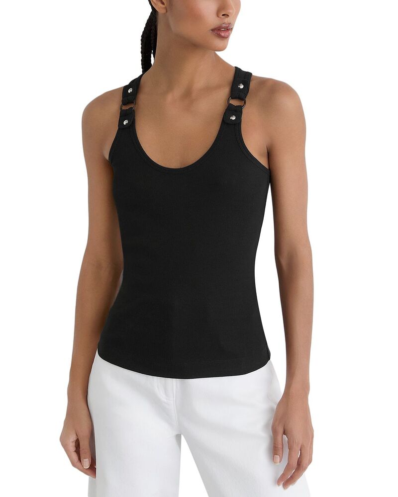 レイス レディース アウター 限りない REISS Bella Round Neck Vest Black 黒いこと