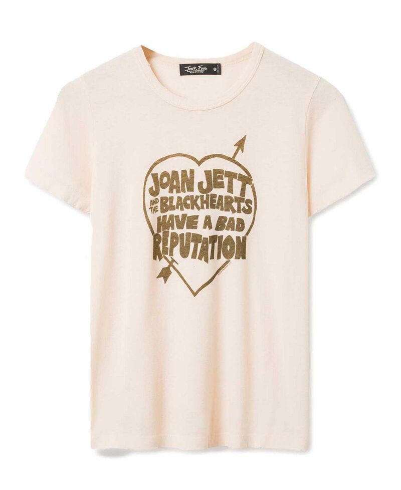 ジャンクフードクロージング レディース トップス Tシャツ Junk Food Clothing Women's Joan Jett Bad Reputation Original Tee Spanish Villa|ReVida 店