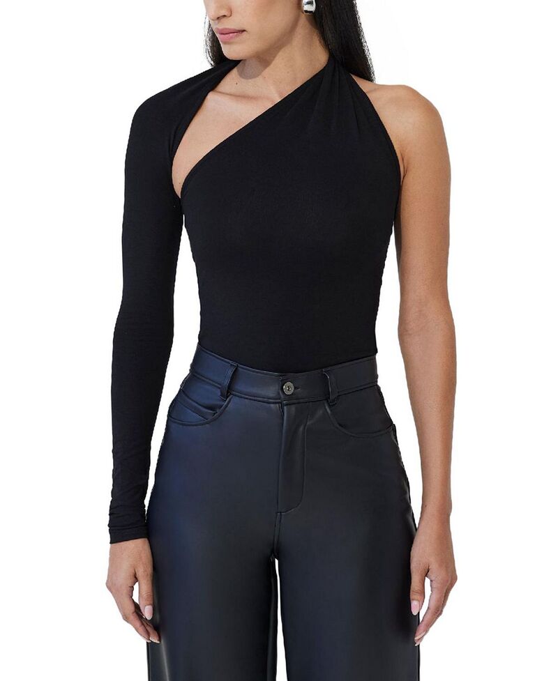 マルセラ レディース トップス シャツ Marcella Manhattan One Shoulder Top Black ブラック|ReVida 店