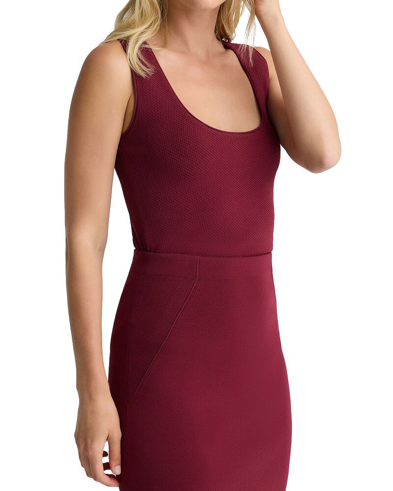 仙ジョン レディース トップス 貯蔵タンクいの一番 編み物 St. John Amy Fit Venezia Knitank Top Bordeaux