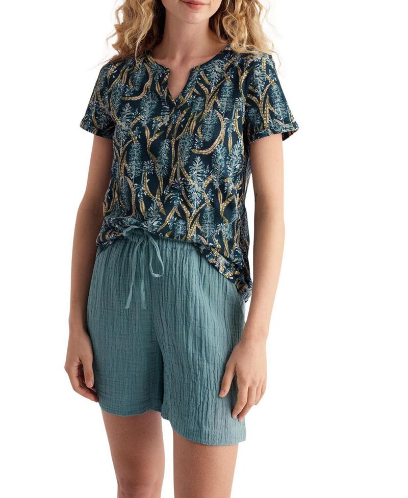 シーソルトコーンウォール レディース トップス プルオーバー Seasalt Cornwall Waterflow Short Sleeve Top Red Hot Poker Maritime 赤いこと