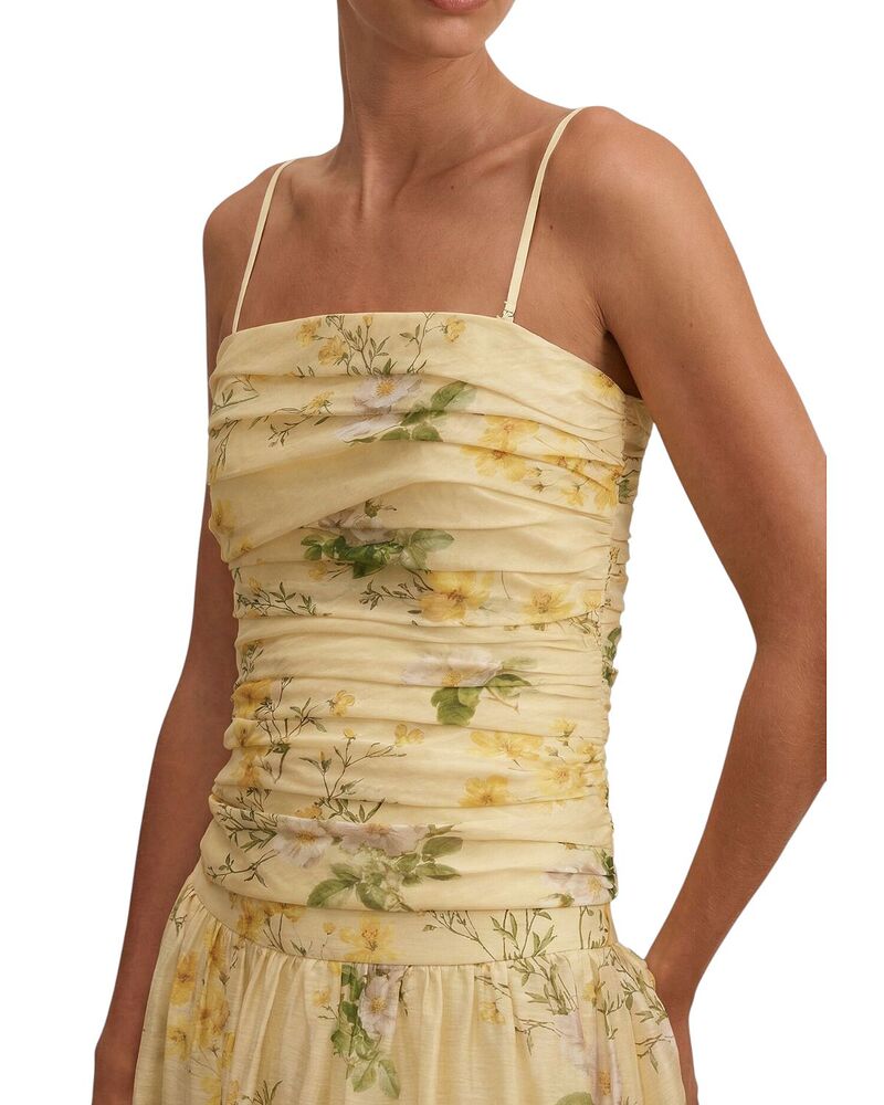 エバーニュー レディース トップス プルオーバー ストラップレス Ever Newomen\u0027s Palmer Gathered Strapless Top Saffia Ditsy Co-Ord