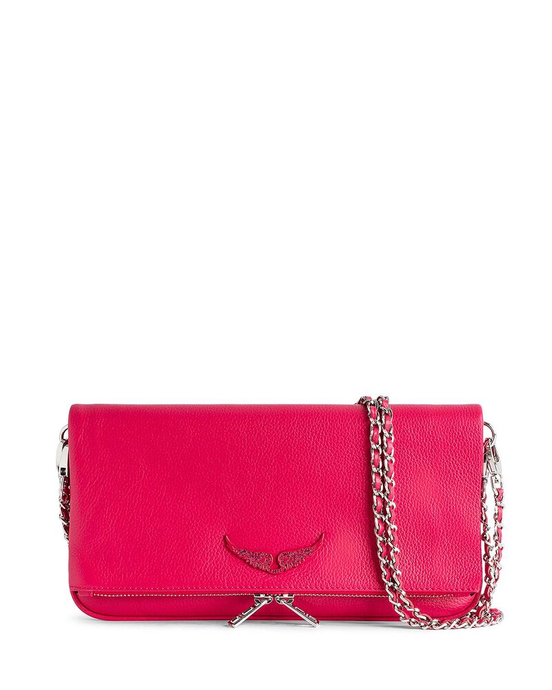 ザディグ エ フランソア・マリー・ヴォルテール レディース 御徒面子 なめし革 Zadig \u0026 Voltaire Rock Leather Shoulder Bag Podium