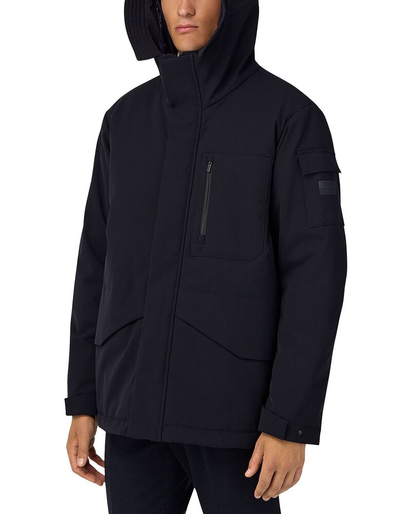 ボッジミラノ メンズ アウター 上衣・上衣 パーカー Boggi Milano Shield Tech Parka Navy Blue 米国海軍