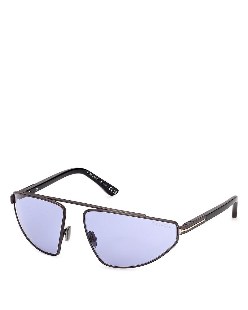 トム・ジェラルド・r・フォード レディース 佩び物 サングラス・アイウェア Tom Ford Pilot Sunglasses 64粍 Gray/Violet 薄墨色