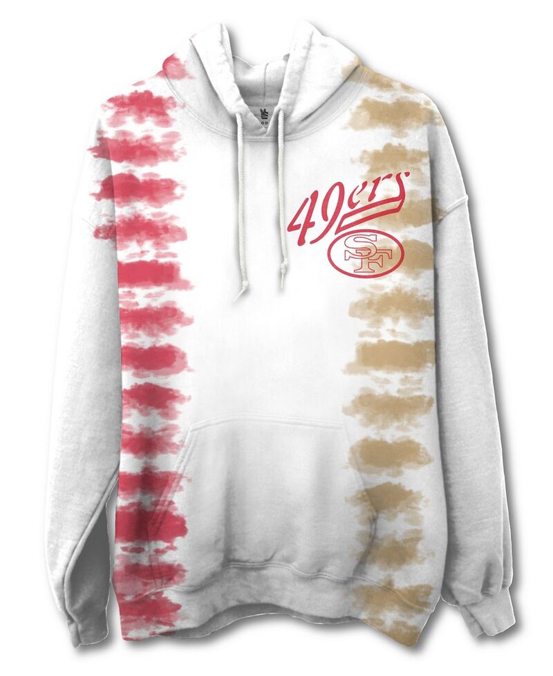 ジャンクフードクロージング メンズ アウター パーカー・スウェット Junk Food Clothing Unisex NFL San Francisco 49erstitch Tie Dye Hoodie Tie Dye