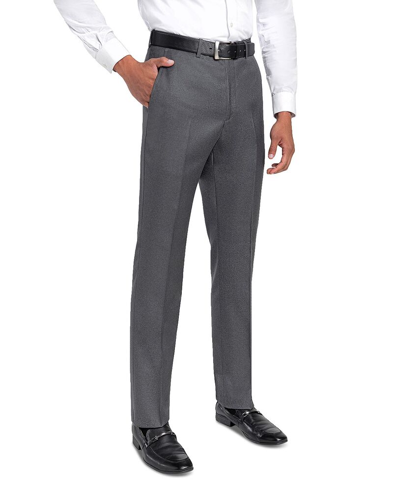 サントレッリ メンズ ボトムス 心地よいズボン下 レギュラー填まる 羊毛 Santorelli Loro Piana Wool Regular Fit Dress Pants Grey 薄墨色
