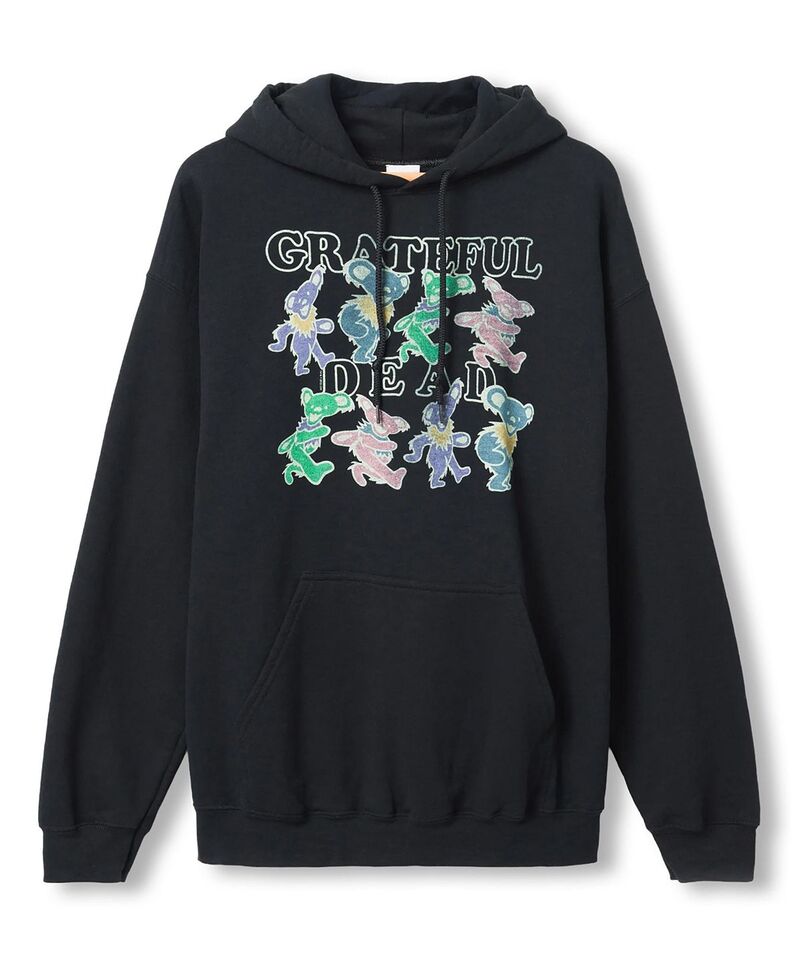 ジャンクフードクロージング メンズ アウター パーカー・スウェット Junk Food Clothing Unisex Grateful Deadancing Bears Hoodie Black 黒いこと