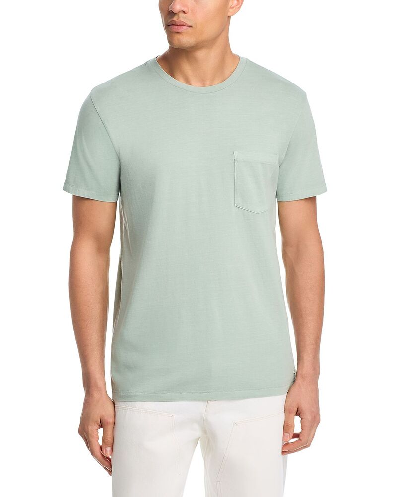 ラグアンドボーン メンズ トップス プルオーバー rag \u0026 bone Garment Dye Classic Pocket-Shirt Green 緑であること