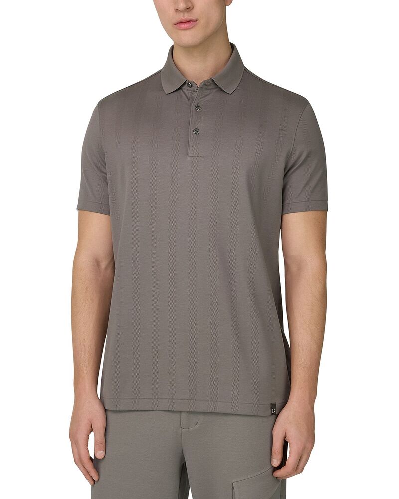 ボッジミラノ メンズ トップス スポーツシャツ プルオーバー Boggi Milano Jersey Polo Shirt With S-Cafe Yarn Mud