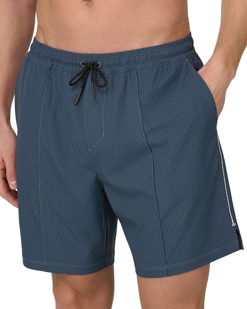 ボッジミラノ メンズ 水着 ハーフパンツ・ショーツ レギュラーフィット プリント ショートパンツ ロゴ Boggi Milano Regular Fit 6.7" Logo Print Swim Shorts Air Blue ブルー|ReVida 店