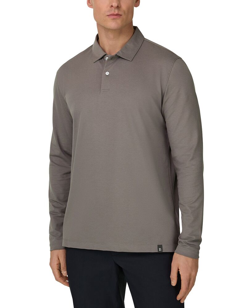 ボッジミラノ メンズ トップス スポーツシャツ Boggi Milano High Performance Pique Polo Shirt with S-Cafe Yarn Mud