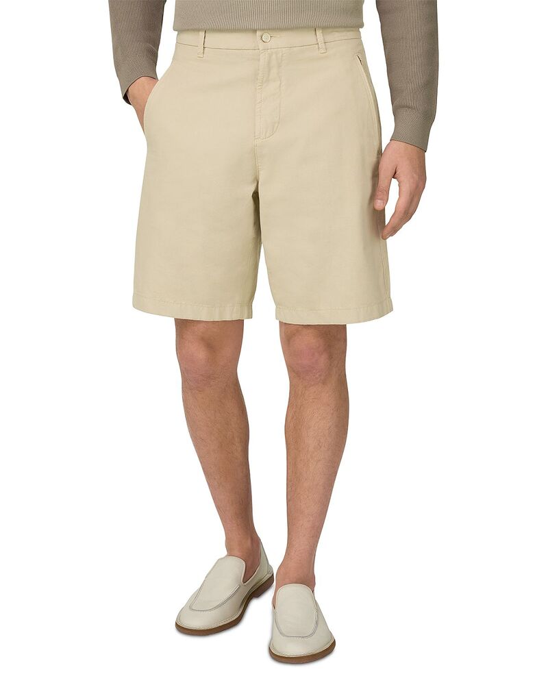 ボッジミラノ メンズ ボトムス ハーフパンツ・ショーツ ショートパンツ コットン リネン Boggi Milano 24.5" Cotton Linen Shortsand サンド|ReVida 店
