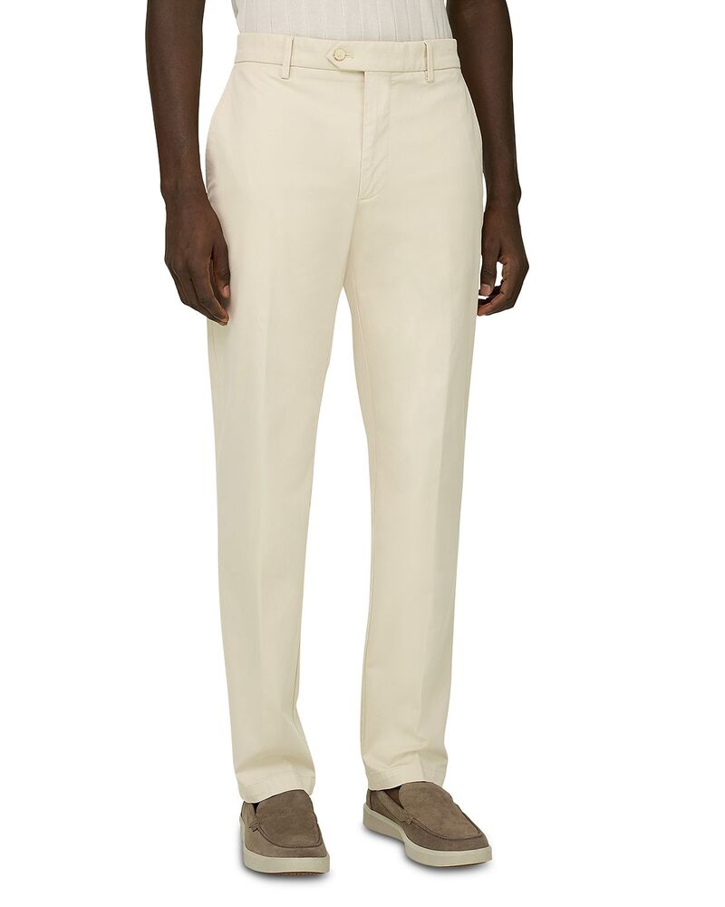 ボッジミラノ メンズ ボトムス 心地よいズボン下 レギュラー填まる 綿織物 Boggi Milano Regular Fit Stretch Cotton Trousersand 沙子