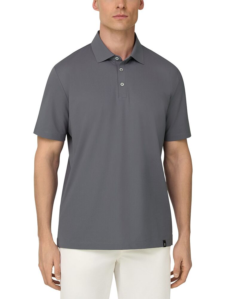 ボッジミラノ メンズ トップス スポーツシャツ Boggi Milano High Performance Polo Shirt Dark Grey 薄墨色