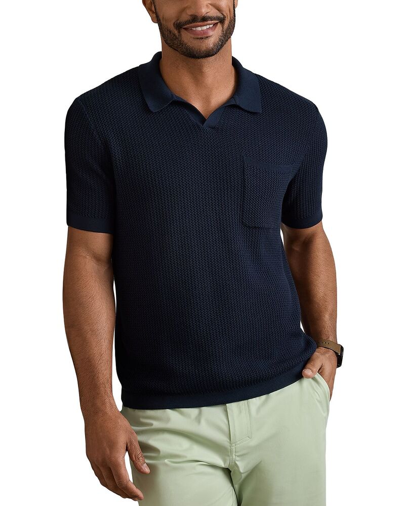 ローヌ メンズ トップス スポーツシャツ Rhone Coastal Johnny Collar Polo Shirtrue Navy 米国海軍
